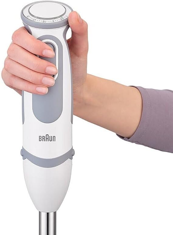 Braun MQ 5245   MultiQuick 5 Vario Hand Blender With Attachments   1000 Watt   White