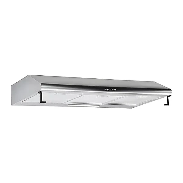 Black and White Turkish flat built in hood, 90 cm, 3 speeds, CK 960